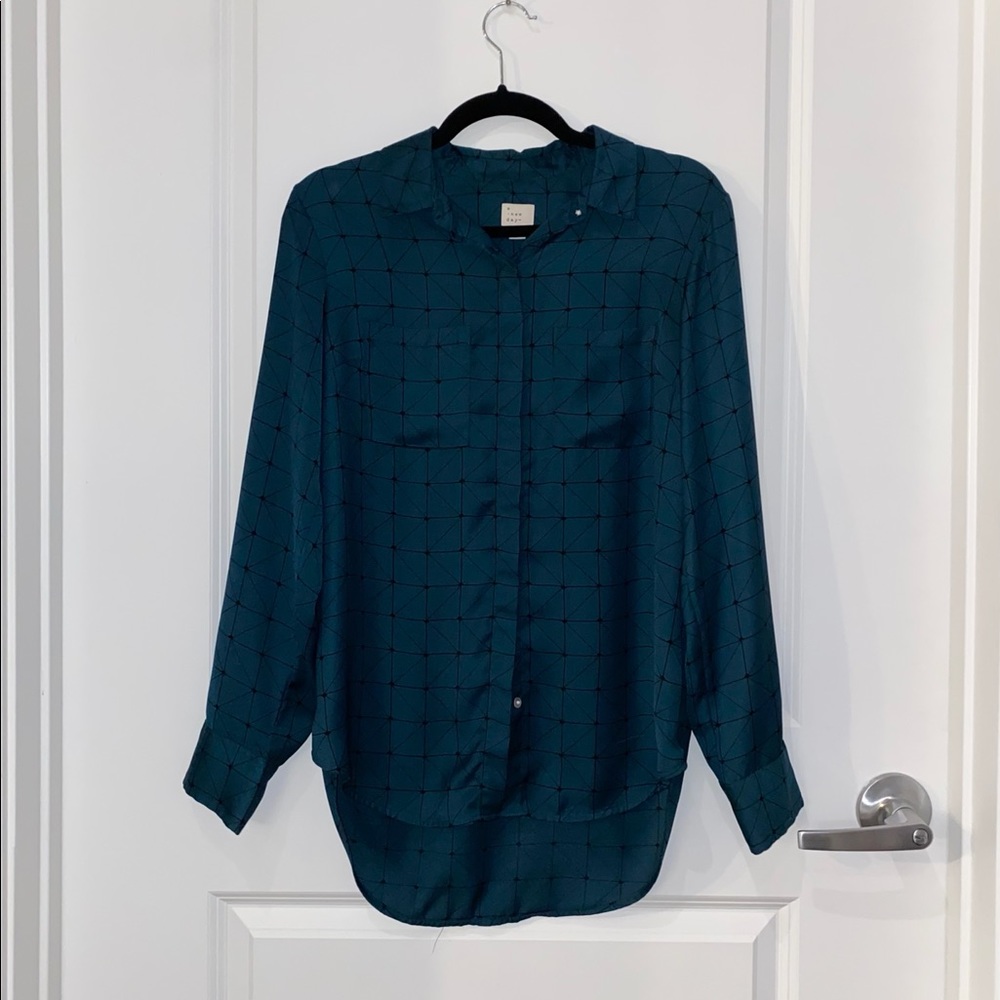 A New Day Patterned Blouse